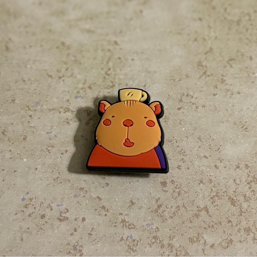 5/$15 CROCS jibbitz shoe charm capybara